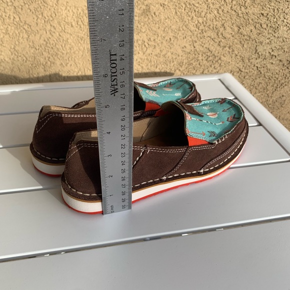 Ariat brown suede and canvas shoes Southwest size 7.5B - Picture 7 of 16